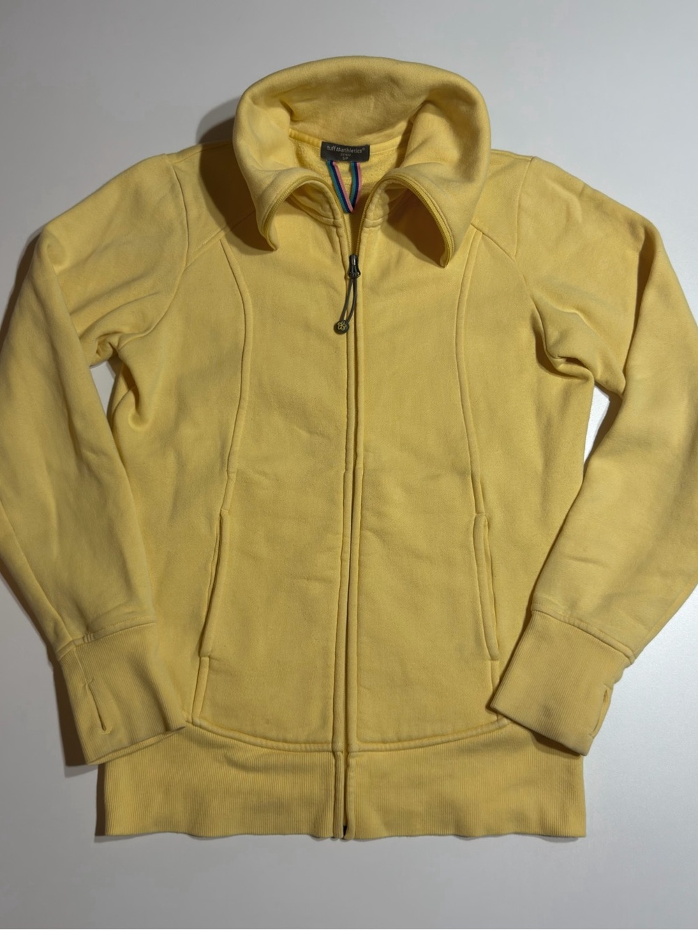 Tuff Athletics Bright Yellow Zip-Up